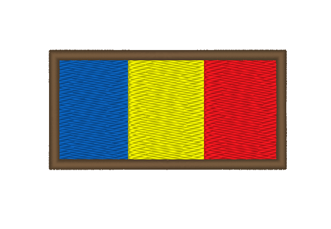 DRAPEL PENTRU TINUTA COMBAT 7/3,5 CM