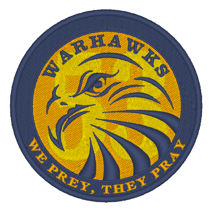 Emblema WARHAWKS WE PREY,THEY PRAY