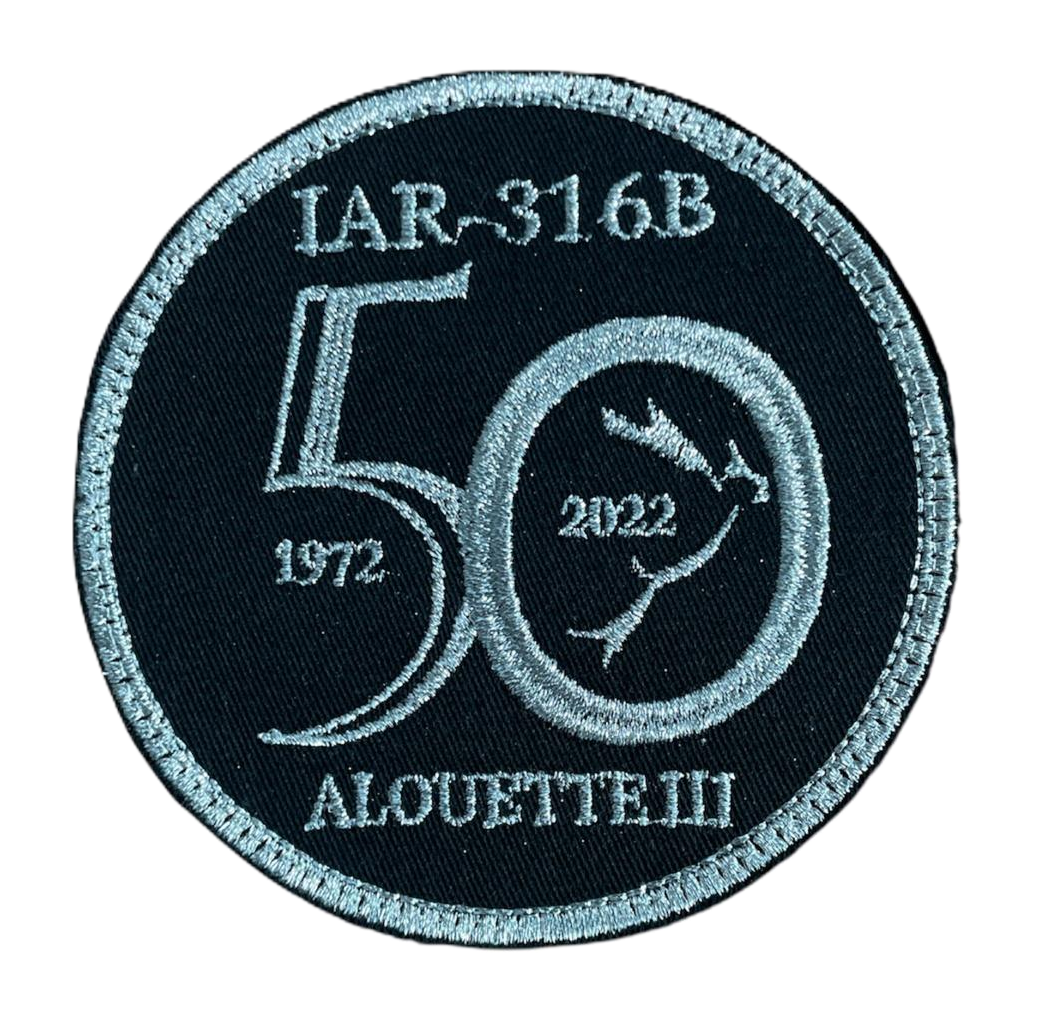 EMBLEMA IAR 316 B  ALOUETTE III   50 ANI