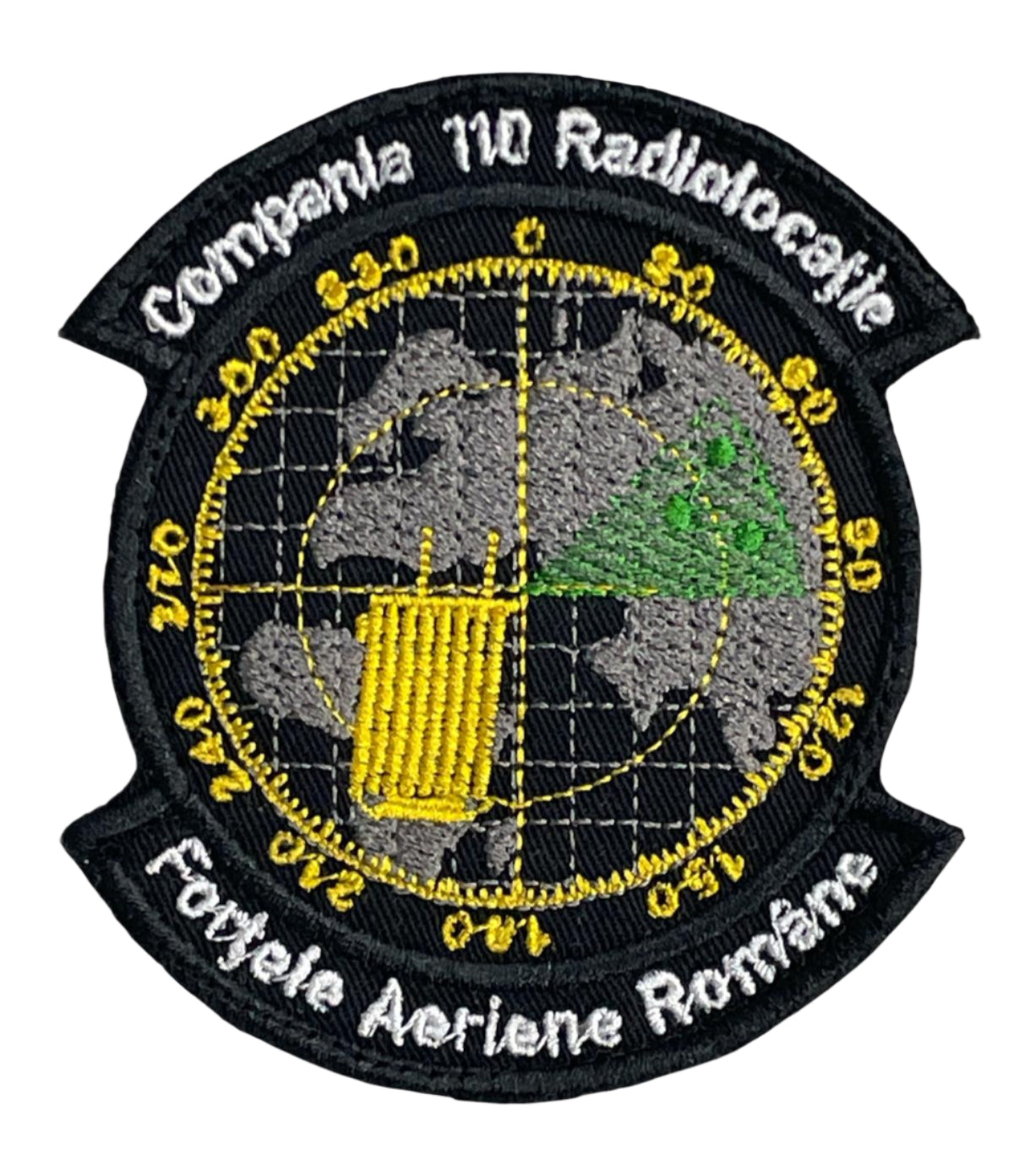 EMBLEMA COMPANIA 110 RADIOLOCATIE