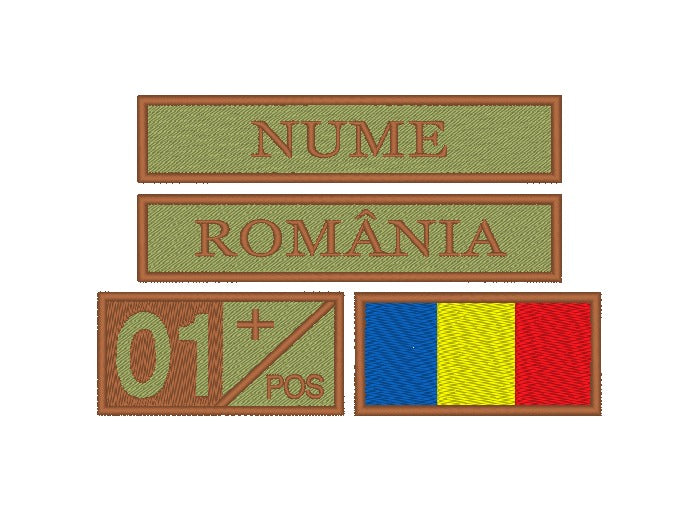 SET  NOMINAL+ROMANIA+GRUPA SANGUINA+DRAPEL