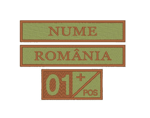 ECUSON NOMINAL+ ROMÂNIA+ GRUPA SANGUINĂ
