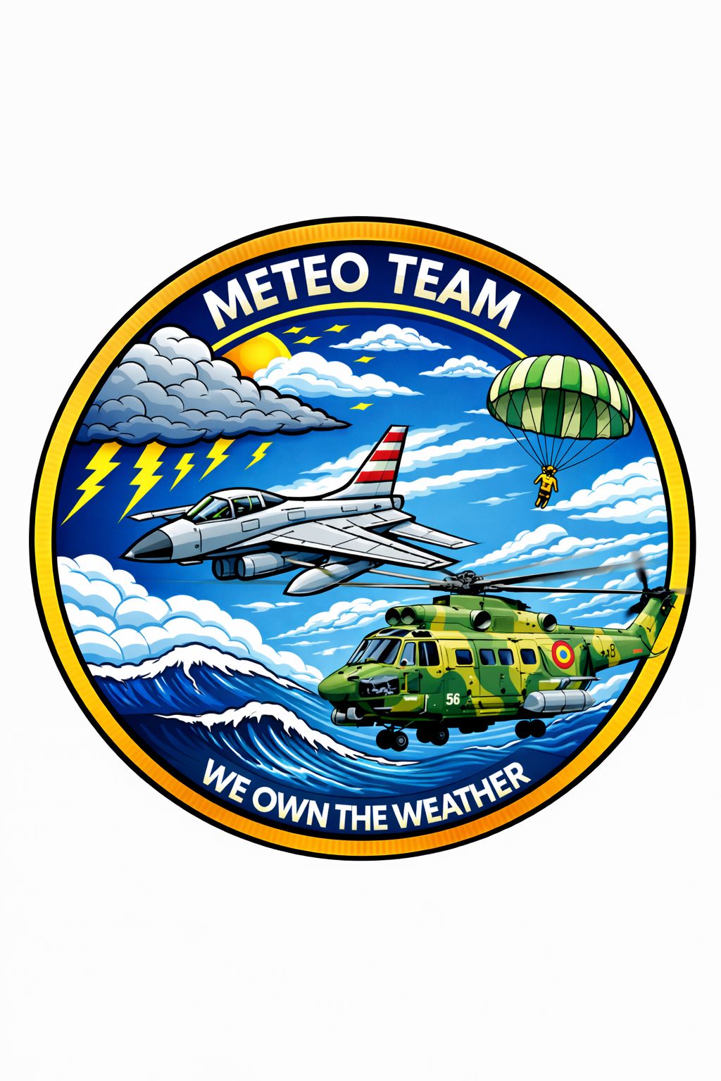 PATCH IMPRIMAT DTF METEO TEAM